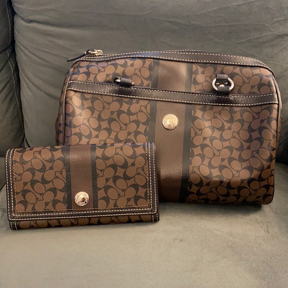 Coach Fall Purse with Matching Wallet